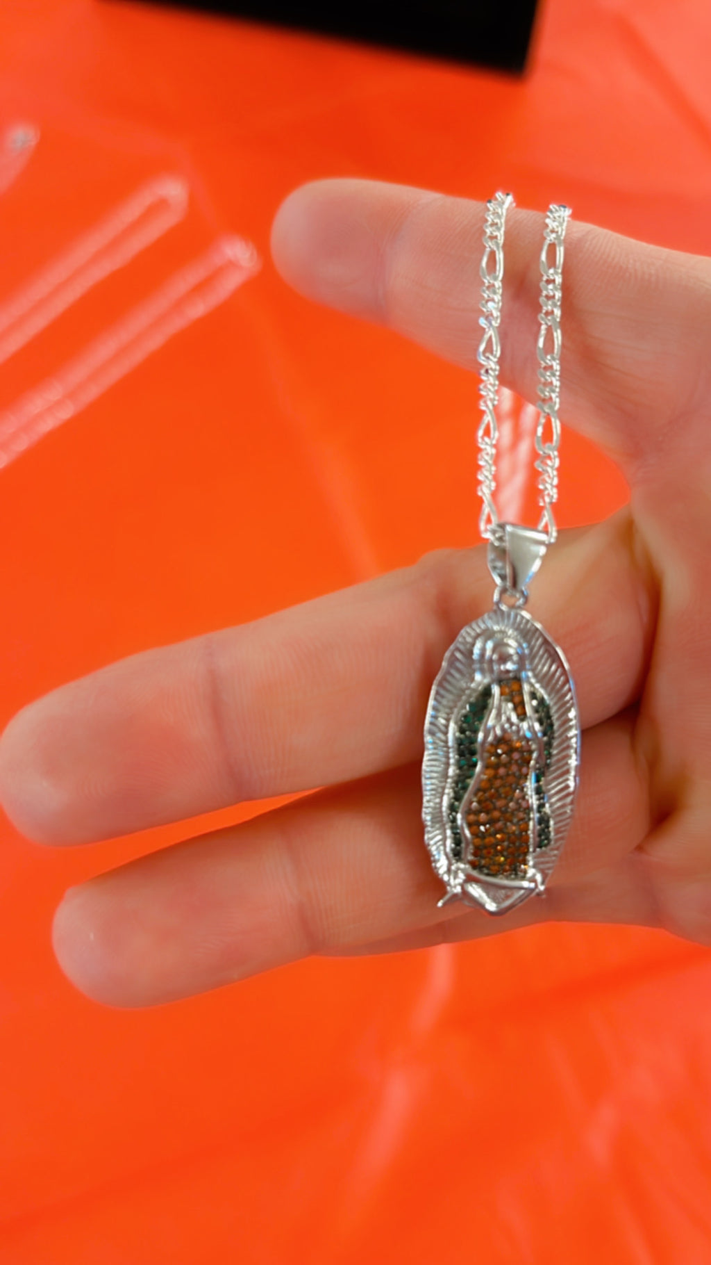 Our Lady of Guadalupe Color Necklace