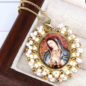 Beaded Necklaces Chains of Our  Lady of Guadalupe